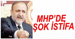 MHP'DE ŞOK İSTİFA...