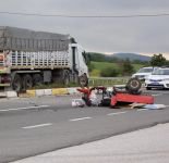 MOTOSİKLET PARAMPARÇA OLDU