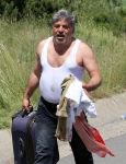 OTOMOBİL KAĞIT GİBİ EZİLDİ