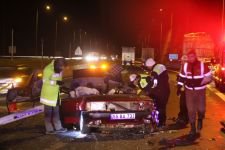OTOMOBİL PARAMPARÇA OLDU, 3 KİŞİ ÖLDÜ