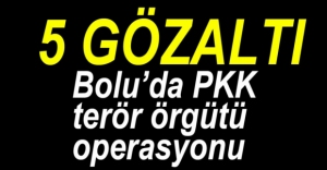 PKK OPERASYONUNDA 5 KİŞİ GÖZALTINA ALINDI