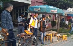 PKK SEMPATİZANLARINA MEYDAN DAYAĞI