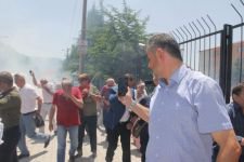 POLİS CHP'Lİ GRUBA MÜDAHALE ETTİ