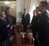 ŞEHİT AİLESİNE AV ALINDI