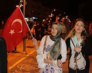 ŞEHİT POLİSİMİZ İÇİN YÜRÜDÜLER