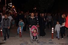 ŞEHİT POLİSİMİZ İÇİN YÜRÜDÜLER