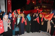 ŞEHİT POLİSİMİZ İÇİN YÜRÜDÜLER