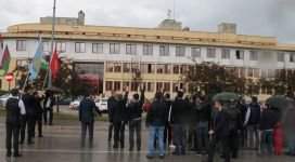 ÜLKÜCÜLERDEN AİBÜ'DE GÖVDE GÖSTERİSİ