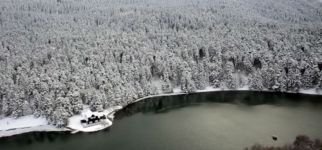 VİODE HABER - GÖLCÜK'ÜN HAVADAN BÜYÜLEYEN GÖRÜNTÜSÜ