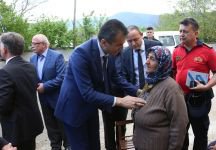 YANGININ YAŞANDIĞI BÖLGEYE GİTTİLER