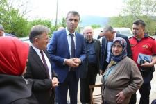 YANGININ YAŞANDIĞI BÖLGEYE GİTTİLER