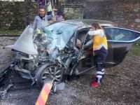 ALKOLDEN EHLİYETİ ALINDI, 15 SAAT SONRA KAZA YAPTI