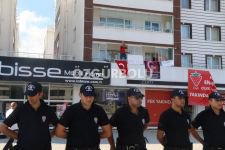 ADALET YÜRÜYÜŞÜNÜ PROTESTO ETTİ