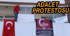 ADALET YÜRÜYÜŞÜNÜ PROTESTO ETTİ