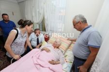BAŞKAN YILMAZ HASTALARI YALNIZ BIRAKMIYOR