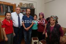 BAŞKAN YILMAZ HASTALARI YALNIZ BIRAKMIYOR