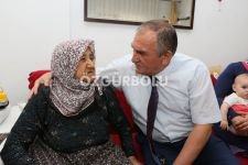 BAŞKAN YILMAZ HASTALARI YALNIZ BIRAKMIYOR