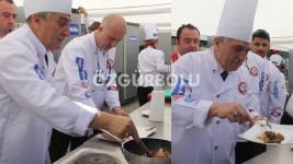 BAŞKAN YILMAZ HÜNERLERİNİ SERGİLEDİ