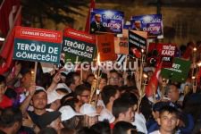 BİNLERCE KİŞİ FETÖ'YE LANET OKUDU