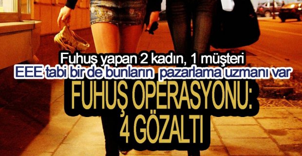 1+1 GÜNLÜK KİRALIK EVE FUHUŞ OPERASYONU