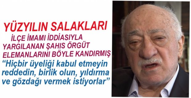 ÖRGÜT ÜYELERİNİ BÖYLE KANDIRIYORLAR