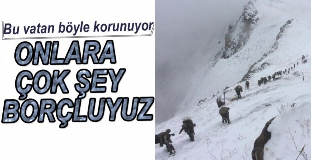 KAHRAMANLARIMIZA ÇOK ŞEY BORÇLUYUZ
