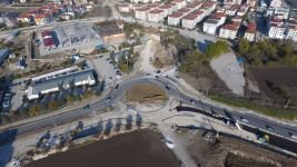 DEV KAVŞAK HAVADAN GÖRÜNTÜLENDİ