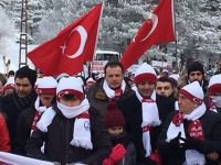 EKSİ 18 DERECEDE ŞEHİTLER ANILDI