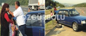 EŞİ VE ÇOCUKLARINI TESELLİ ETTİ