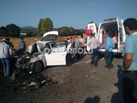 FECİ KAZADA 1 KİŞİ ÖLDÜ, 9 KİŞİ YARALANDI