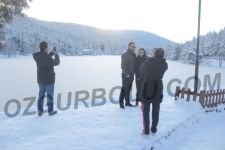 GÖLCÜK GÖLÜ BUZ TUTTU...