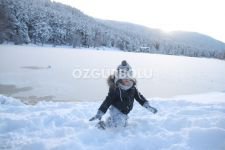 GÖLCÜK GÖLÜ BUZ TUTTU...