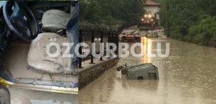 GÖYNÜK'TE SEL FELAKETİ