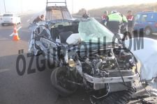 HURDAYA DÖNEN OTOMOBİLDEN...