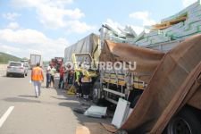 KAMYON TIR ARKADAN ÇARPTI, SÜRÜCÜ HAYATINI KAYBETTİ