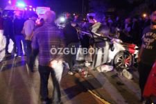 SANAYİ KAVŞAĞI'NDA FECİ KAZA