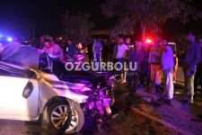 SANAYİ KAVŞAĞI'NDA FECİ KAZA