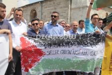 KATİL İSRAİL'İ PROTESTO ETTİLER