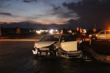 KAZA YAPAN KADIN ŞOKA GİRDİ