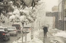 KENT MERKEZİ BEMBEYAZ OLDU