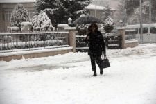 KENT MERKEZİ BEMBEYAZ OLDU