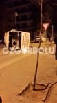 OTOBÜS DEVRİLDİ, 3 KİŞİ ÖLÜMDEN DÖNDÜ