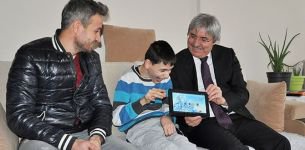 MÜDÜRDEN MİNİK UMUT'A MORAL ZİYARETİ