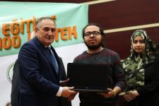 ÖĞRENCİLER BİLGİSAYARLARINA KAVUŞTU