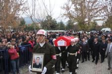 ŞEHİDİMİZ SON YOLCULUĞUNA UĞURLANDI