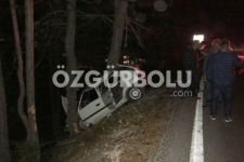 TAKLA ATARAK AĞACA ÇARPTI