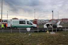 TEM OTOYOLU'NDA FECİ KAZA...