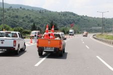 ULAŞIM SABAH SAATLERİNDE KAPATILDI