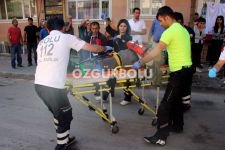 YAN YATAN CİP 5 METRE SÜRÜKLENDİ