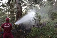 500 METREKARELİK ALAN YANDI